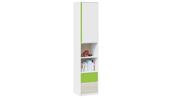 Комбинированный шкаф детский Сканди СМ-386.07.20-20 (Дуб Гарден, Белая, Зеленый) в Сарапуле
