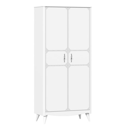 Шкаф двухстворчатый  Элис (Белый) ЛД 532.100.000 в Сарапуле - изображение