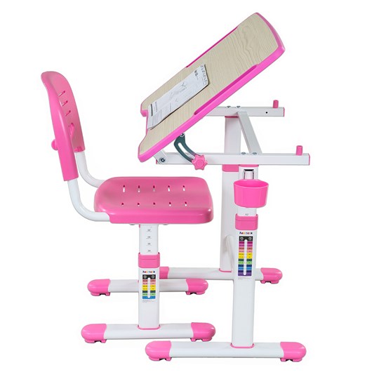Парта растущая + стул Piccolino II Pink в Сарапуле - изображение 5