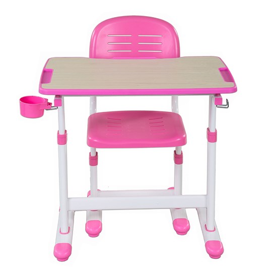 Парта растущая + стул Piccolino II Pink в Сарапуле - изображение 1