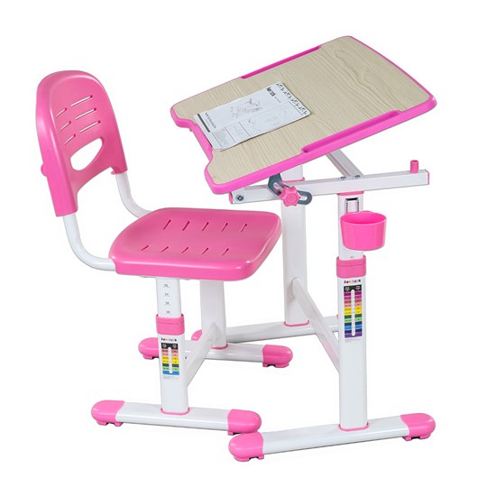 Парта растущая + стул Piccolino II Pink в Сарапуле - изображение 3
