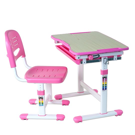 Растущая парта + стул Piccolino Pink в Сарапуле - изображение 1