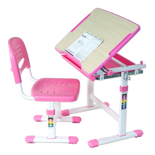 Растущая парта + стул Piccolino Pink в Сарапуле - изображение 3