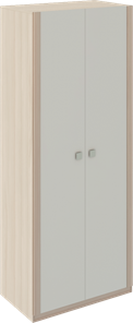 Шкаф двухстворчатый Глэдис М22 (Шимо светлый/Белый текстурный) в Глазове