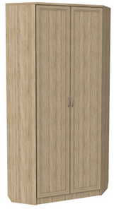 Шкаф распашной 401 угловой со штангой, цвет Дуб Сонома в Сарапуле
