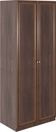 Распашной шкаф Беатрис М02 (Орех Гепланкт) в Сарапуле - изображение