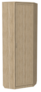 Шкаф распашной 402 угловой со штангой, цвет Дуб Сонома в Сарапуле - предосмотр
