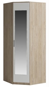 Шкаф угловой Genesis Светлана, с зеркалом, белый/дуб сонома в Сарапуле
