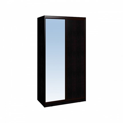 Шкаф 1200 Домашний Зеркало/ЛДСП, Венге в Глазове - изображение