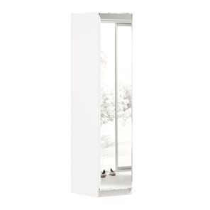 Шкаф 1-дверный Айла с зеркалом ЛД 688.140.000, Белый, исполнение 1 в Сарапуле