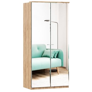 Шкаф двухстворчатый с 2-мя зеркалами Фиджи, 659.233, цвет белый в Глазове