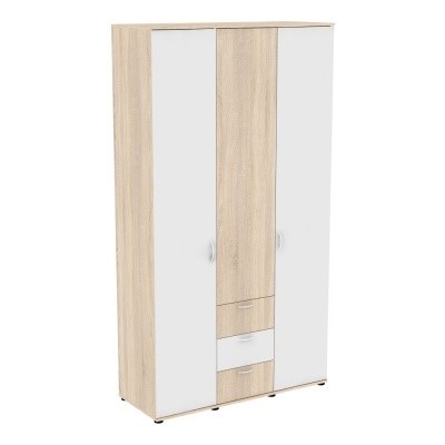 Шкаф 3-х дверный H57, ДСС-Белый в Сарапуле - изображение