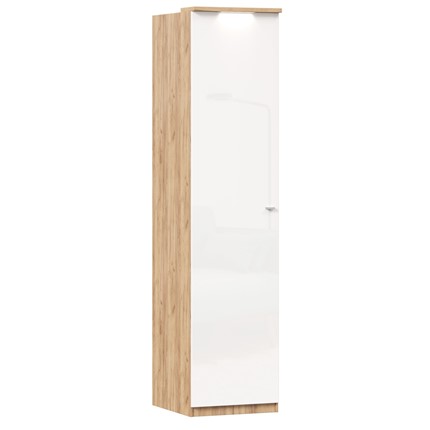 Шкаф одностворчатый Фиджи ЛД 659.224, белый в Сарапуле - изображение