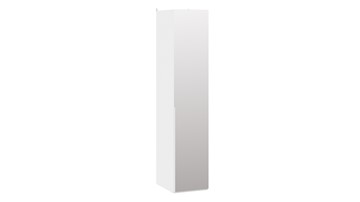 Шкаф с 1 зеркальной дверью Порто (580) СМ-393.07.002 (Белый жемчуг/Белый жемчуг) в Глазове