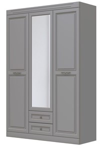 Шкаф трехдверный в спальню Олимп ШР-3 (антрацит) 1 зеркало в Ижевске
