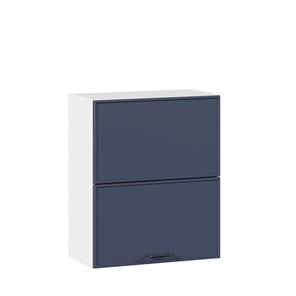 Шкаф кухонный горизонтальный 600 комбинированный Индиго ЛД 298.970.000.125, Белый/Тёмно-синий в Сарапуле