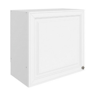 Навесной кухонный шкаф Мишель под вытяжку L600 H566 (1 дв. гл.) эмаль (белый/белый) в Глазове