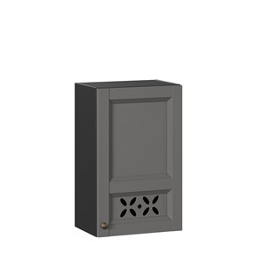 Шкаф кухонный Амели-3 450 ЛД 299.330.000.028, Черный/Оникс серый в Сарапуле
