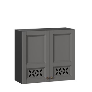 Кухонный шкаф Амели-3 800 ЛД 299.360.000.035, Черный/Оникс серый в Сарапуле