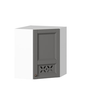 Кухонный шкаф Амели-3 угловой 600 ЛД 299.610.000.055, Белый/Оникс серый в Сарапуле