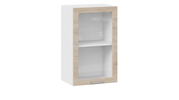 Навесной кухонный шкаф Гранита 1В45С (Белый/Дуб Сонома) в Глазове