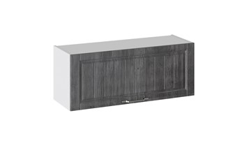 Кухонный навесной шкаф Прованс (Белый глянец/Санторини темный) В_36-90_1ДО в Сарапуле