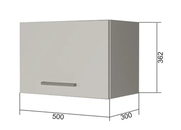 Навесной шкаф В350, Белое гладкое Ламарти/Белый в Сарапуле