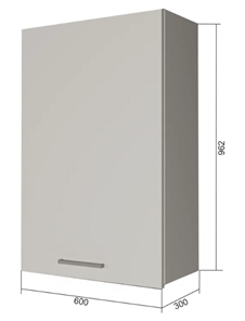 Кухонный шкаф В9 60, Бетон пайн/Антрацит в Сарапуле