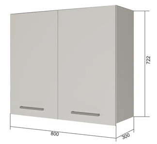 Кухонный шкаф ВС7 80, Бетон пайн/Антрацит в Сарапуле