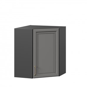 Кухонный угловой шкаф Джелатто 600 ЛД 241.610.000.158, Черный/Оникс серый в Сарапуле