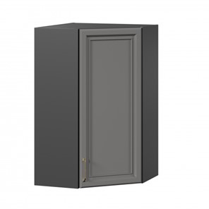 Кухонный угловой шкаф Джелатто 600 высокий ЛД 241.620.000.159, Черный/Оникс серый в Сарапуле
