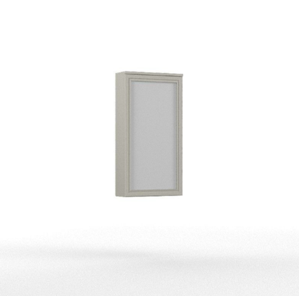 Шкаф навесной фасад зеркало, Bella (Б-ШН зр) в Глазове - изображение