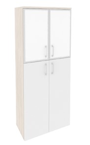 Шкаф O.ST-1.7R white, Денвер светлый/Белый в Сарапуле