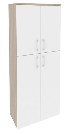 Шкаф O.ST-1.8, Дуб Аттик/Белый в Сарапуле - изображение