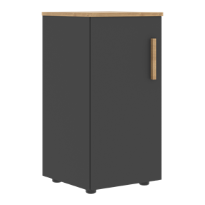 Низкий шкаф колонна с глухой дверью левой FORTA Графит-Дуб Гамильтон  FLC 40.1 (L) (399х404х801) в Сарапуле