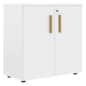 Шкаф широкий низкий с малыми дверцами FORTA Белый FLC 80.1(Z) (798х404х801) в Сарапуле