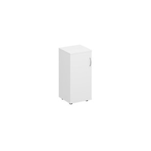 Шкаф для документов низкий узкий закрытый Комфорт КФ, белый премиум (40x38x84) К.508 ДШ в Сарапуле