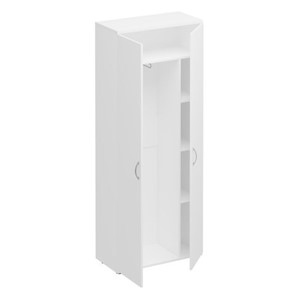 Шкаф для одежды с дополнением Комфорт КФ, белый премиум (80x38x200) К.531 ДШ в Сарапуле