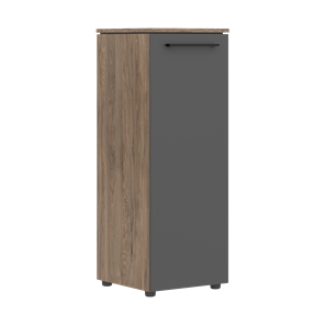 Средний шкаф колонна с глухой дверью MORRIS TREND Антрацит/Кария Пальмира MMC 42.1 (429х423х821) в Глазове