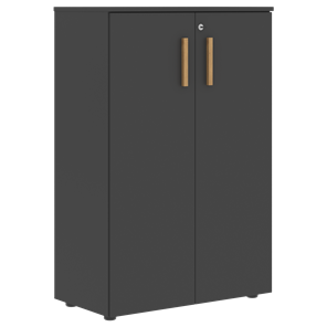 Шкаф с глухими средними дверьми FORTA Черный Графит  FMC 80.1(Z) (798х404х1197) в Сарапуле