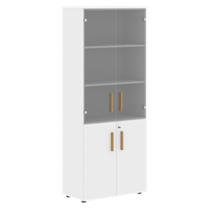 Шкаф комбинированный FORTA Белый FHC 80.2(Z) (798х404х1965) в Сарапуле