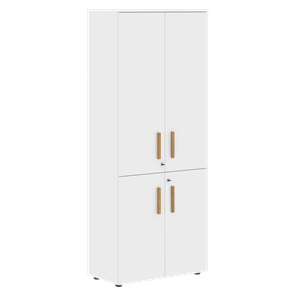 Широкий шкаф высокий FORTA Белый FHC 80.3(Z) (798х404х1965) в Сарапуле
