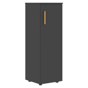Средний шкаф колонна с глухой дверью правой FORTA Черный Графит  FMC 40.1 (R) (399х404х801) в Глазове