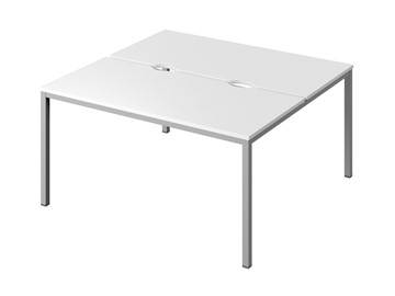 Письменный стол СL-41 (Белый/каркас серый) в Глазове