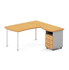 Письменный угловой стол Boston DIR-180 (металлический каркас) в Сарапуле