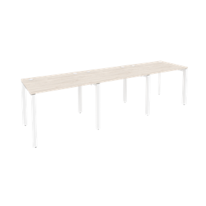 Стол на металлокаркасе O.MP-RS-3.1.7 (Белый/Денвер светлый) в Сарапуле