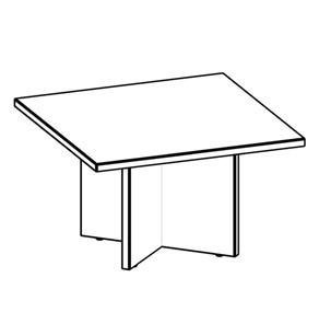 Конференц-стол ТСТ 1212 Z (1200x1200x750) в Сарапуле