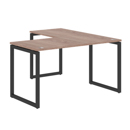 Письменный стол угловой левый XTEN-Q Дуб-сонома- антрацит XQCT 1415 (L) (1400х1500х750) в Сарапуле - изображение