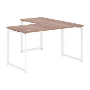 Письменный стол угловой левый XTEN-Q Дуб-сонома- белый XQCT 1415 (L) (1400х1500х750) в Глазове
