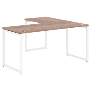 Письменный стол угловой левый XTEN-Q Дуб-сонома- белый XQCT 1615 (L) (1600х1500х750) в Глазове